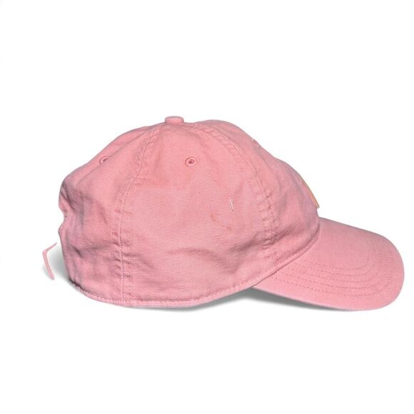 Carhartt Women's Pink Adjustable Baseball Cap with leather logo patch Hat - Picture 2 of 7